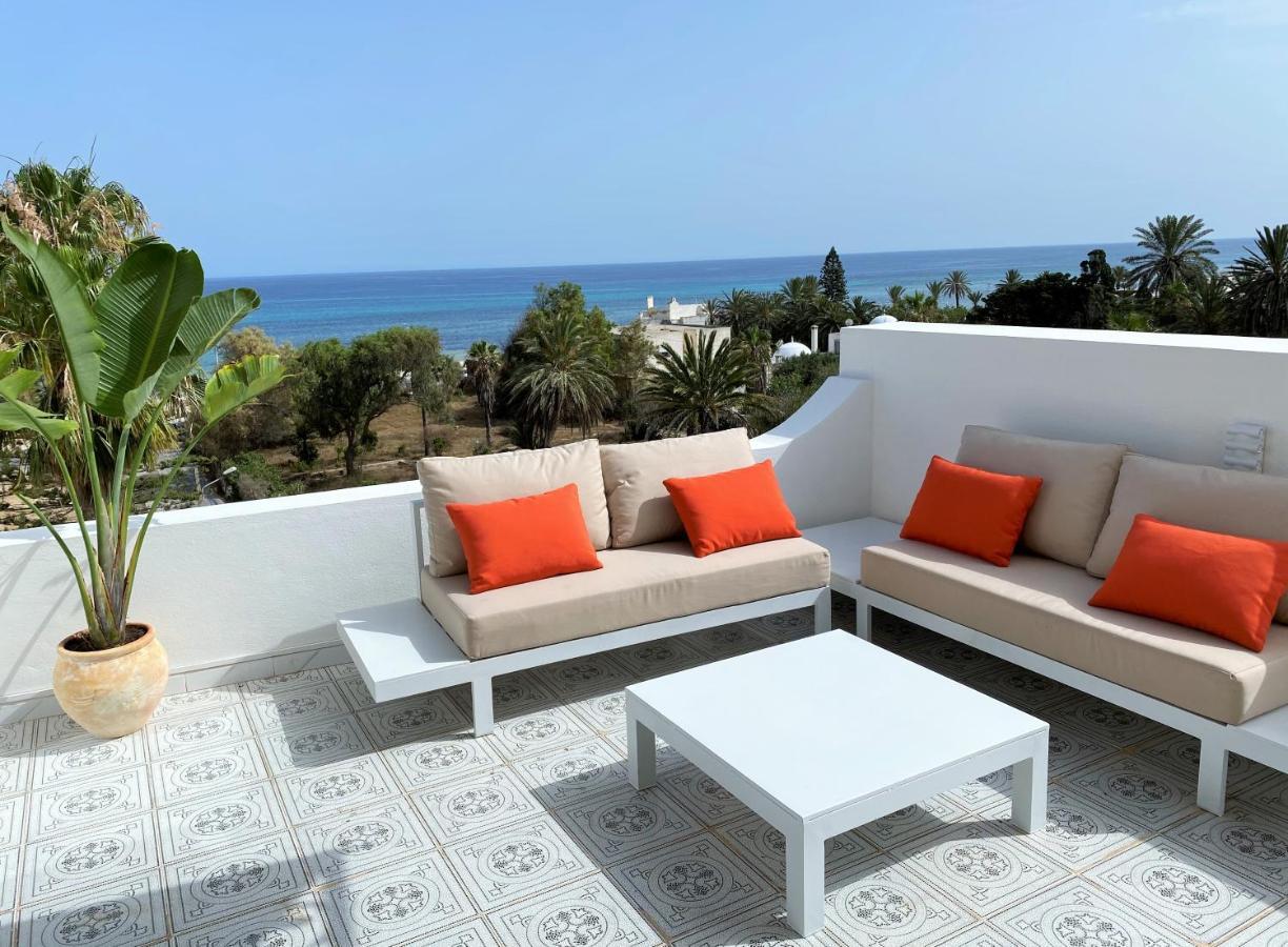 Roof Pied Dans L'eau Panoramic View, 80 Meters From Seaside Hammamet